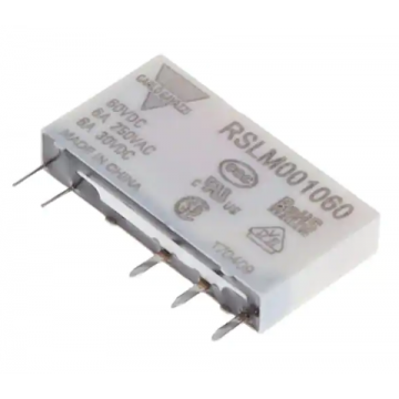 RELAY 6A, 60VDC COIL. SPST